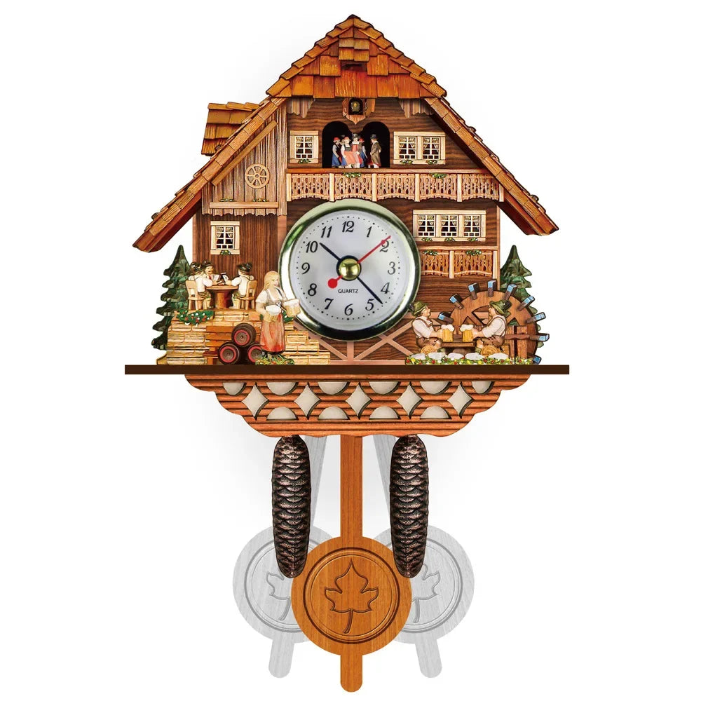 New Pendulum Cuckoo Kids Wall Clock