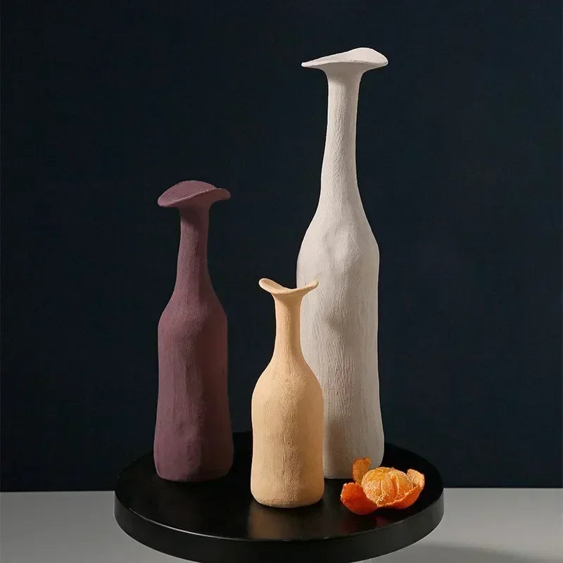 Nordic Handmade Ceramic Flower Vase
