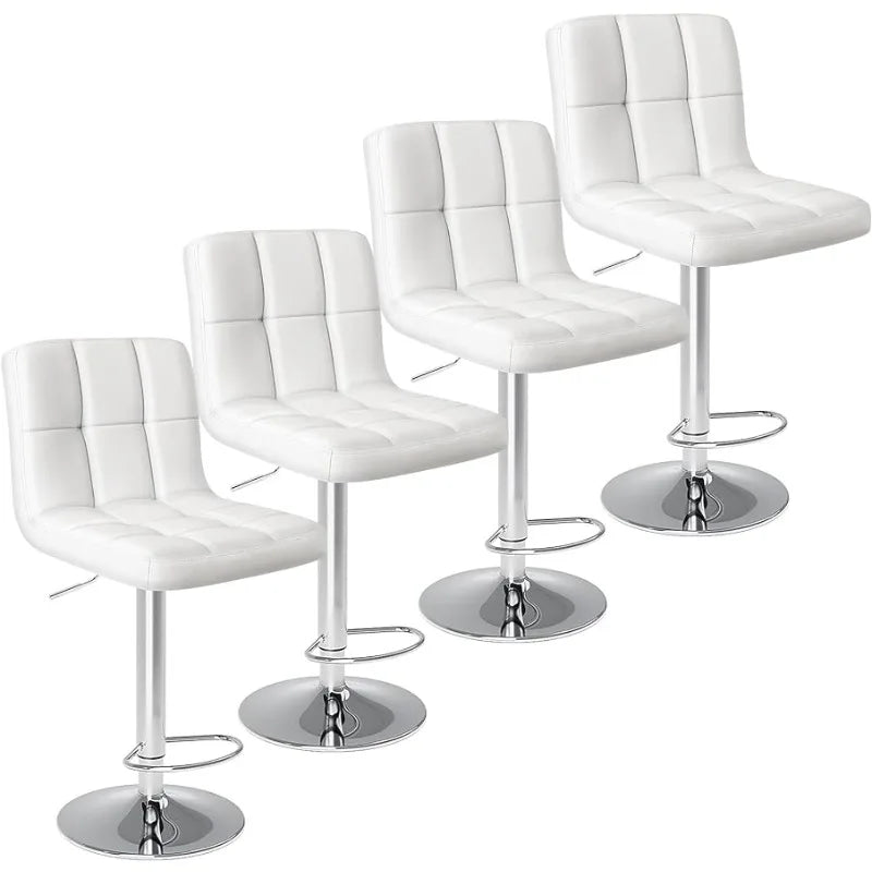Adjustable Swivel Counter Height Bar Stools