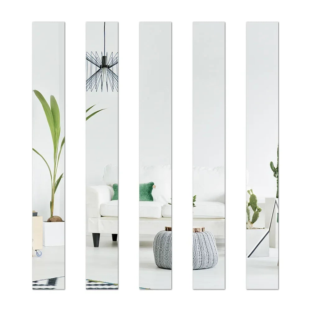 3D Wall Stickers Living Room, TV Back Drop DIY, Home Entrance Acrylic Mirror