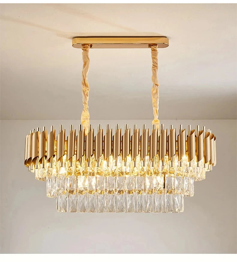 LED Pendant Crystal Ceiling Chandelier