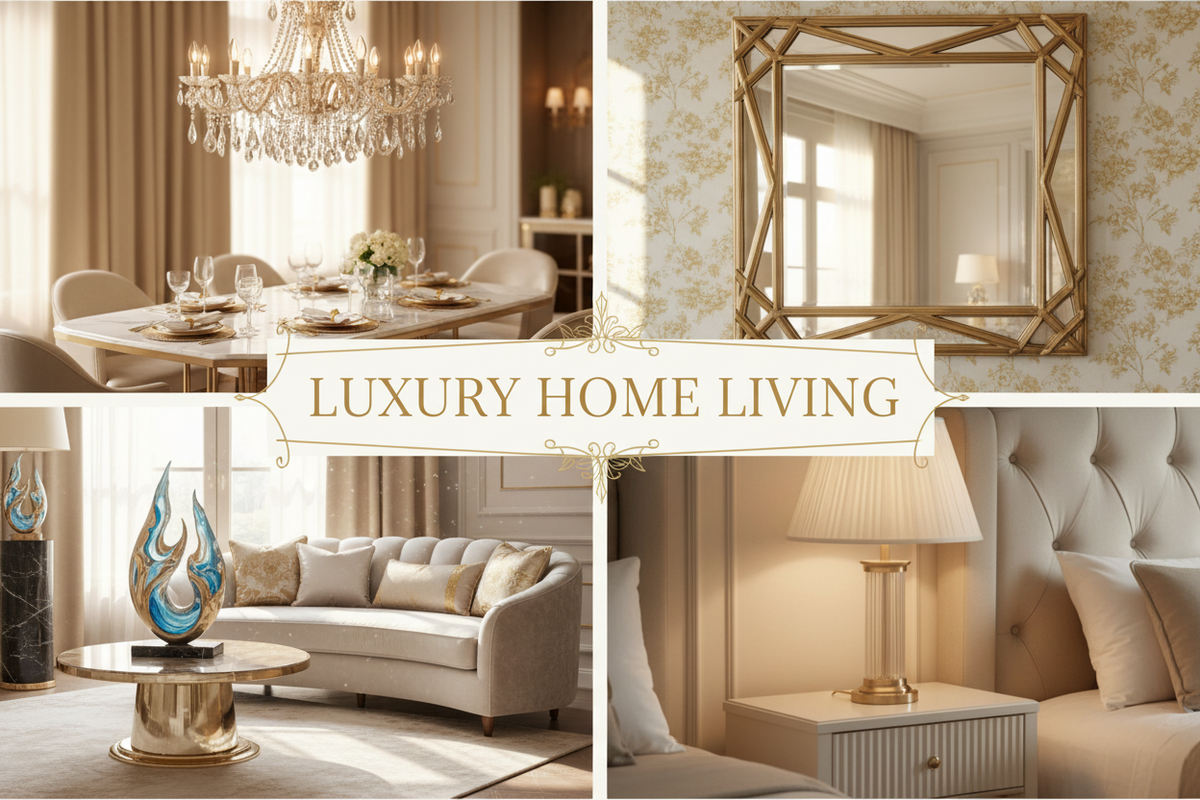 Luxury home living showcasing tips for decorating like a designer with elegant furniture and decor.