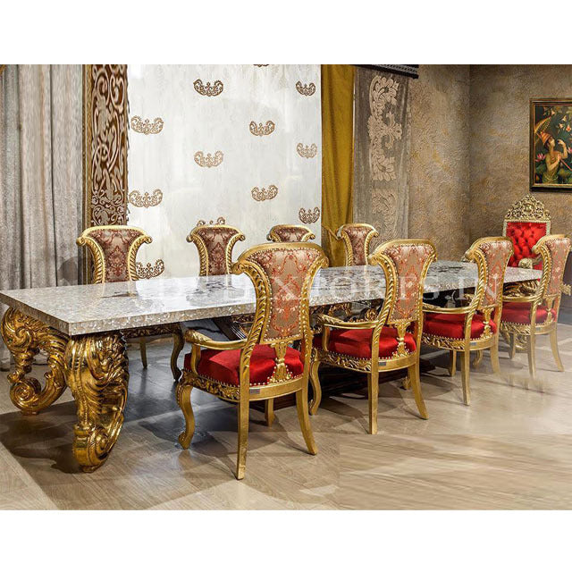 Luxury Lion Carved Exclusive Dining Set