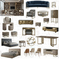 High-End Italian Velvet Storage Bed