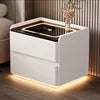 Modern bathroom vanity with mirror and lighting