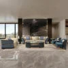 Chesterfield Modular Genuine Leather Sofa Set — Large Scale, Hotels & Homes