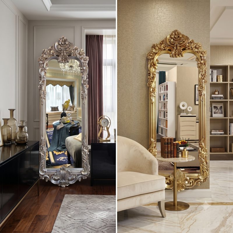 Evelyn Premium Oversized Baroque Mirror