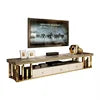 Marble & Stainless Steel TV Stand | Wall Mount Luxury Modern - view 9