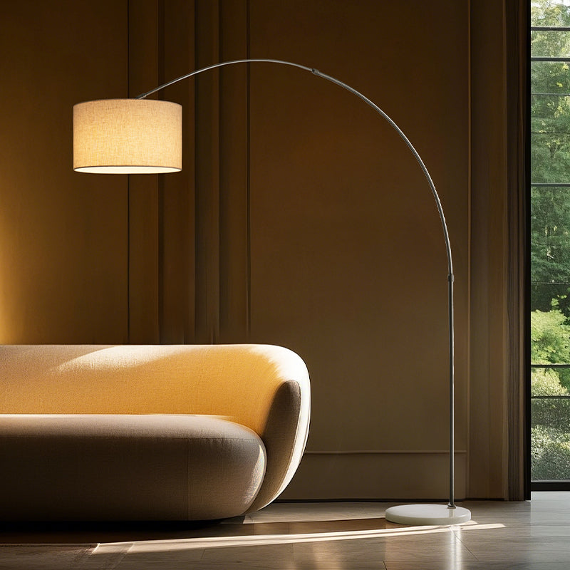 Marble & Copper Table Lamp