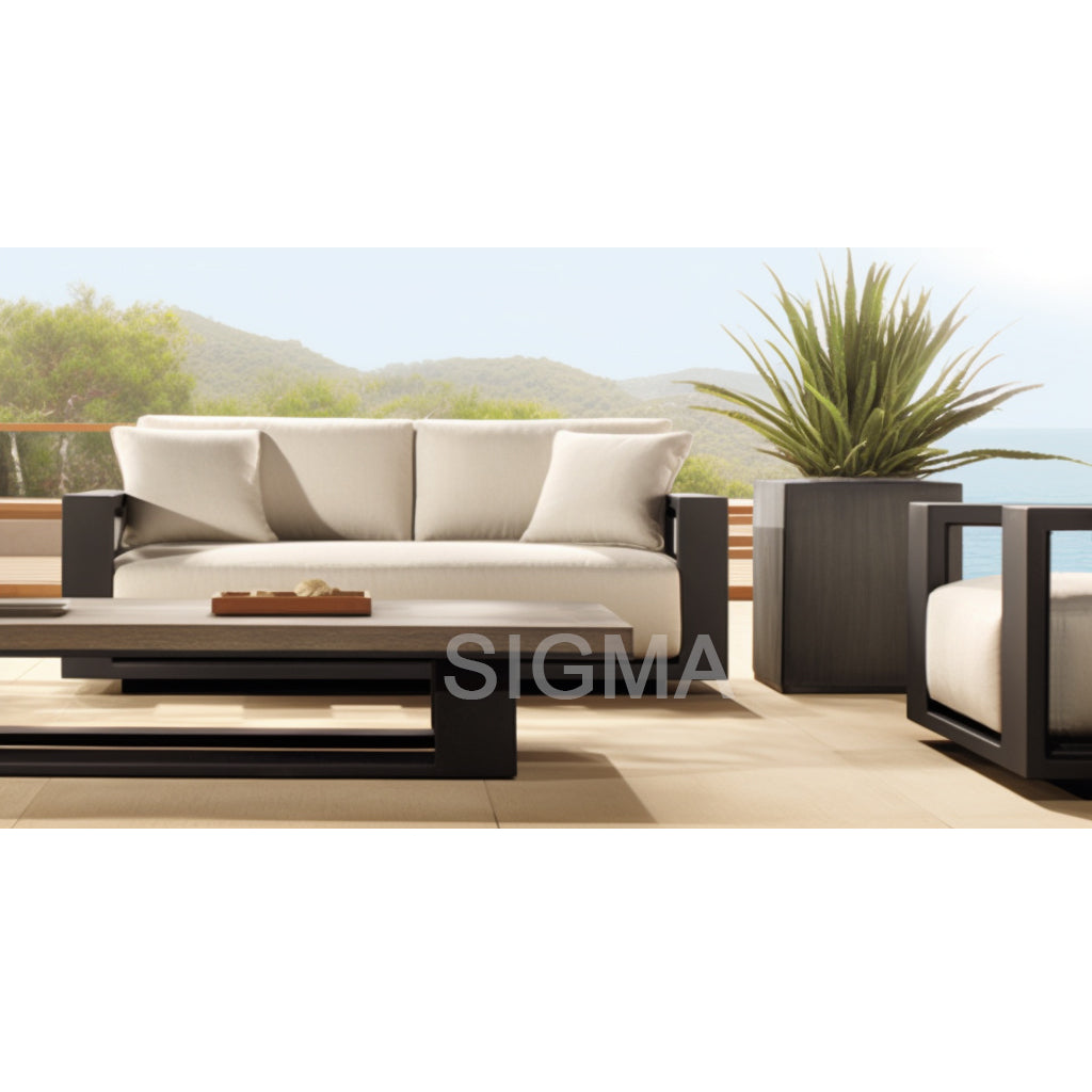 Luxury Large Teak Outdoor Patio Furniture Set - image 3