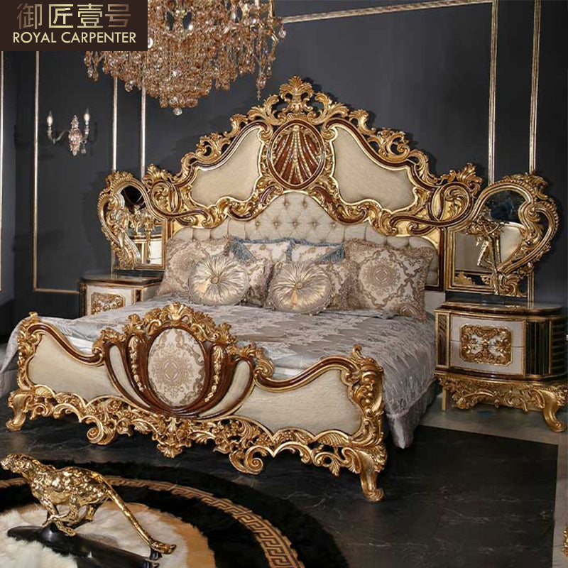 Italian Luxury Palace-Style Double Bed
