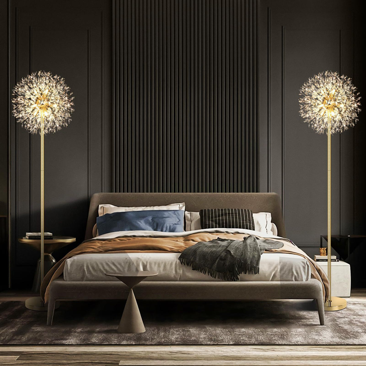 Luxury Crystal Dandelion Floor Lamp
