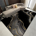 Gold Diamond Velvet Lustrous Area Rug