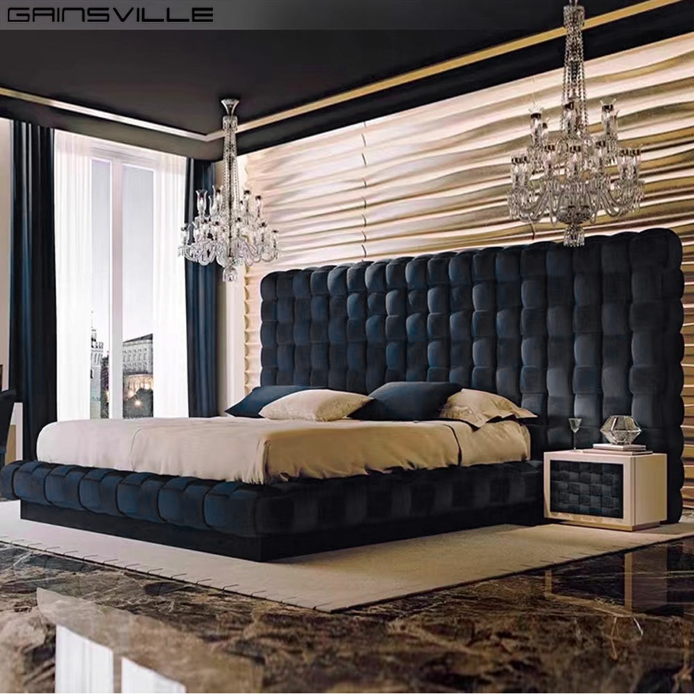 Premium Modern Italian Velvet Bed Set