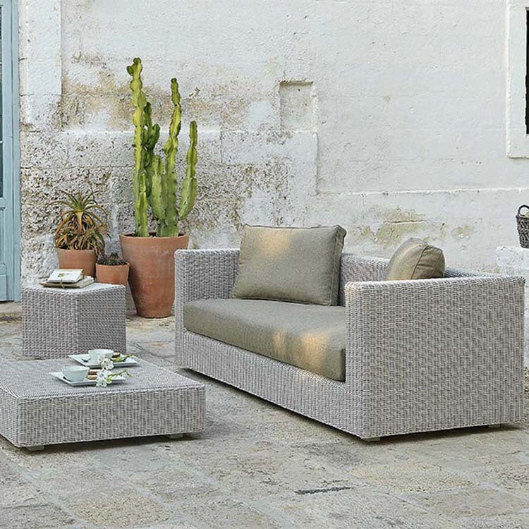 Luxury Rattan Patio Courtyard Villa Sectional Sofa Set - image 3