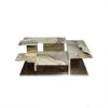 Italian Genuine Leather Reclining Sectional Sofa