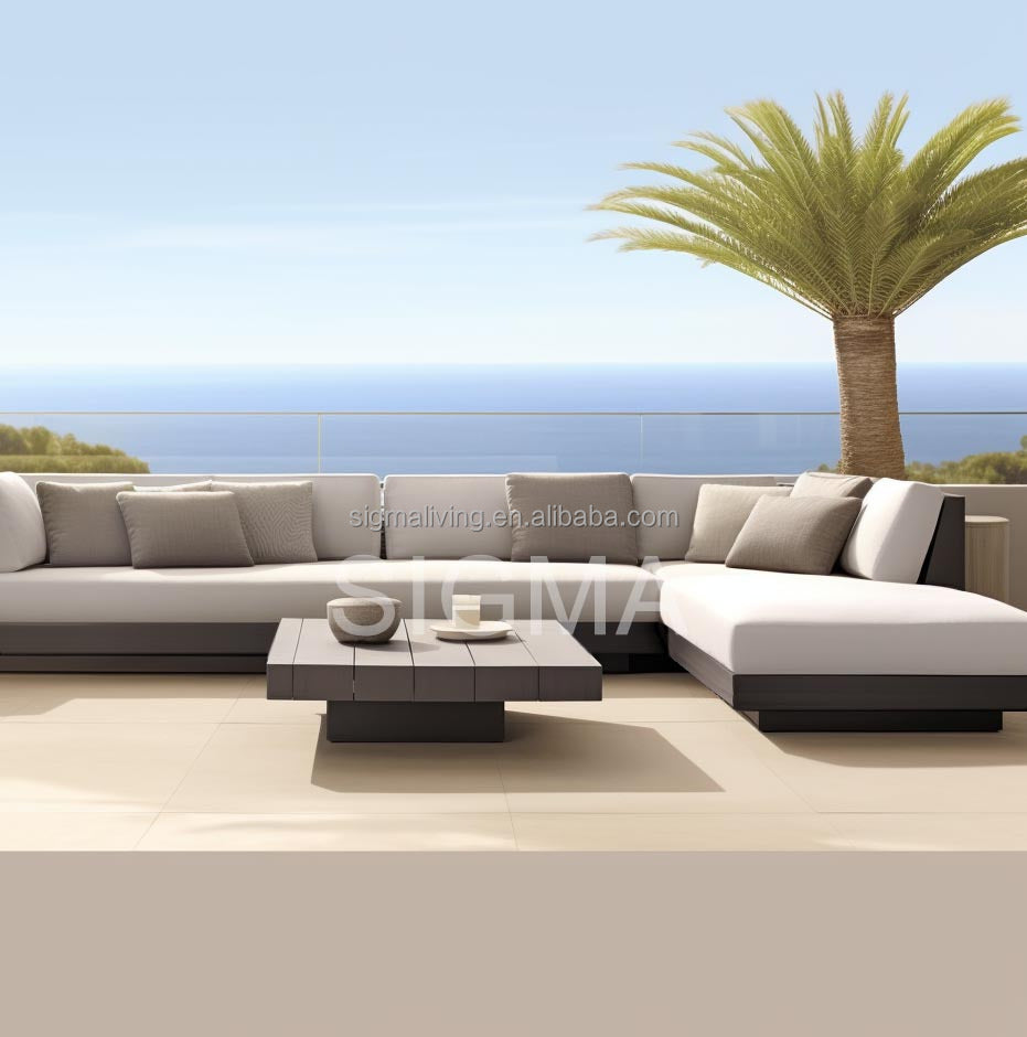 Luxury Large Teak Outdoor Patio Furniture Set - image 2