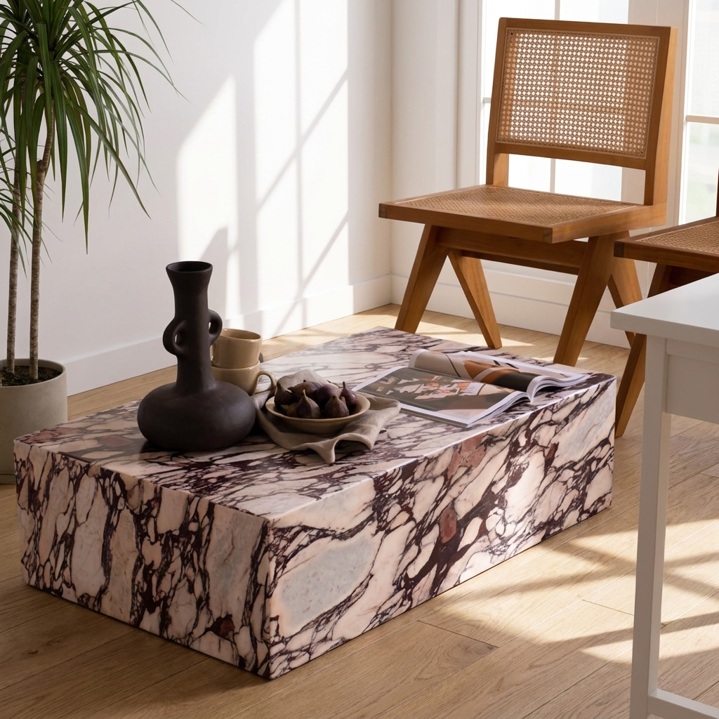 Nordica Round Marble Coffee Table