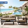 Teak Patio Furniture Sectional: Luxury Outdoor Sofa Set