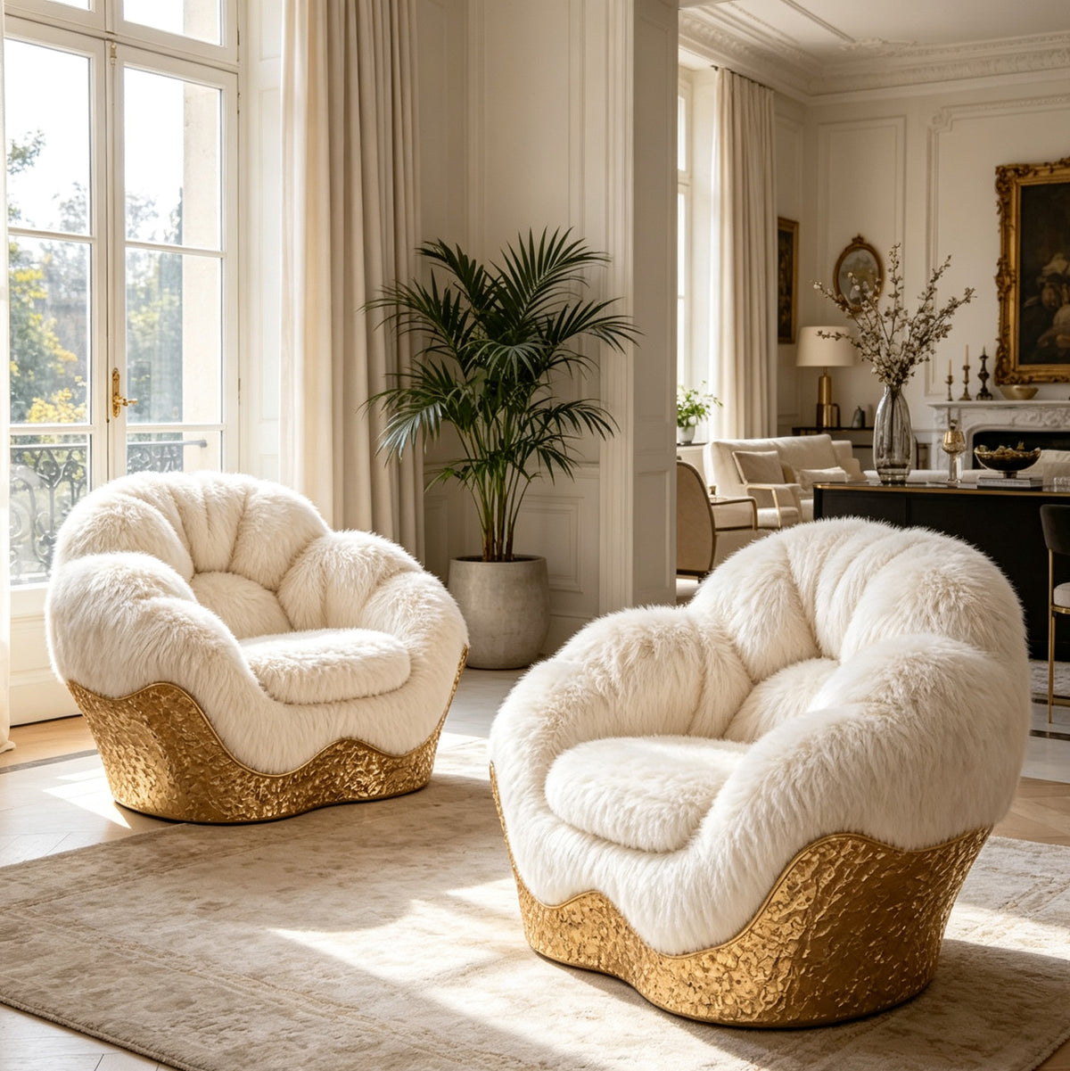 Cloud Bouclé Lounge Armchair