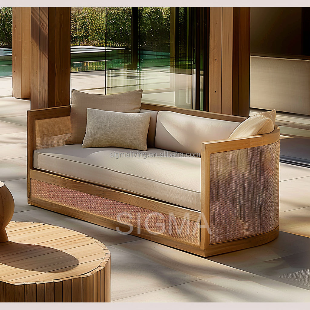 Luxury Aluminum Outdoor Garden Sectional Sofa Set - image 2