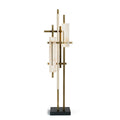 Foyer Gold Marble Console Table