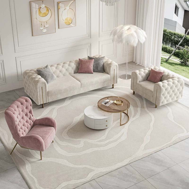 Luxury Velvet Lounge Sectional Sofa
