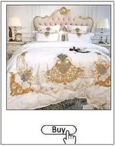 Elegant black gold yarn bedding set with intricate design for a luxurious bedroom upgrade.