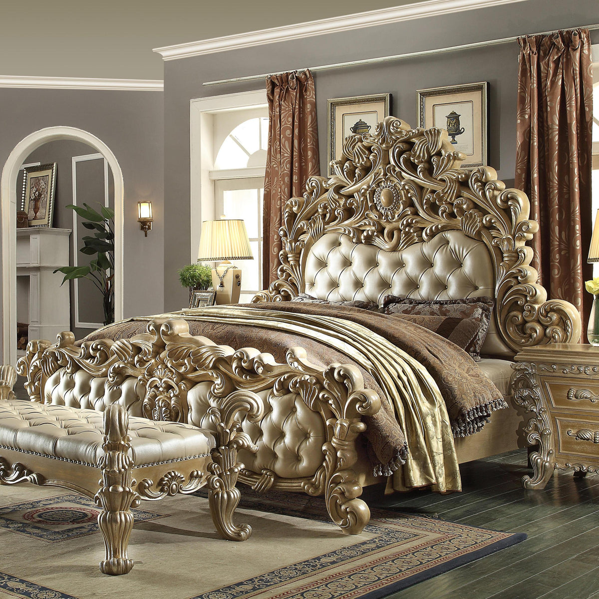 Luxury American Traditional Bedroom Set