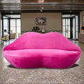 Fashion Lips Red Velvet Styling Sofa