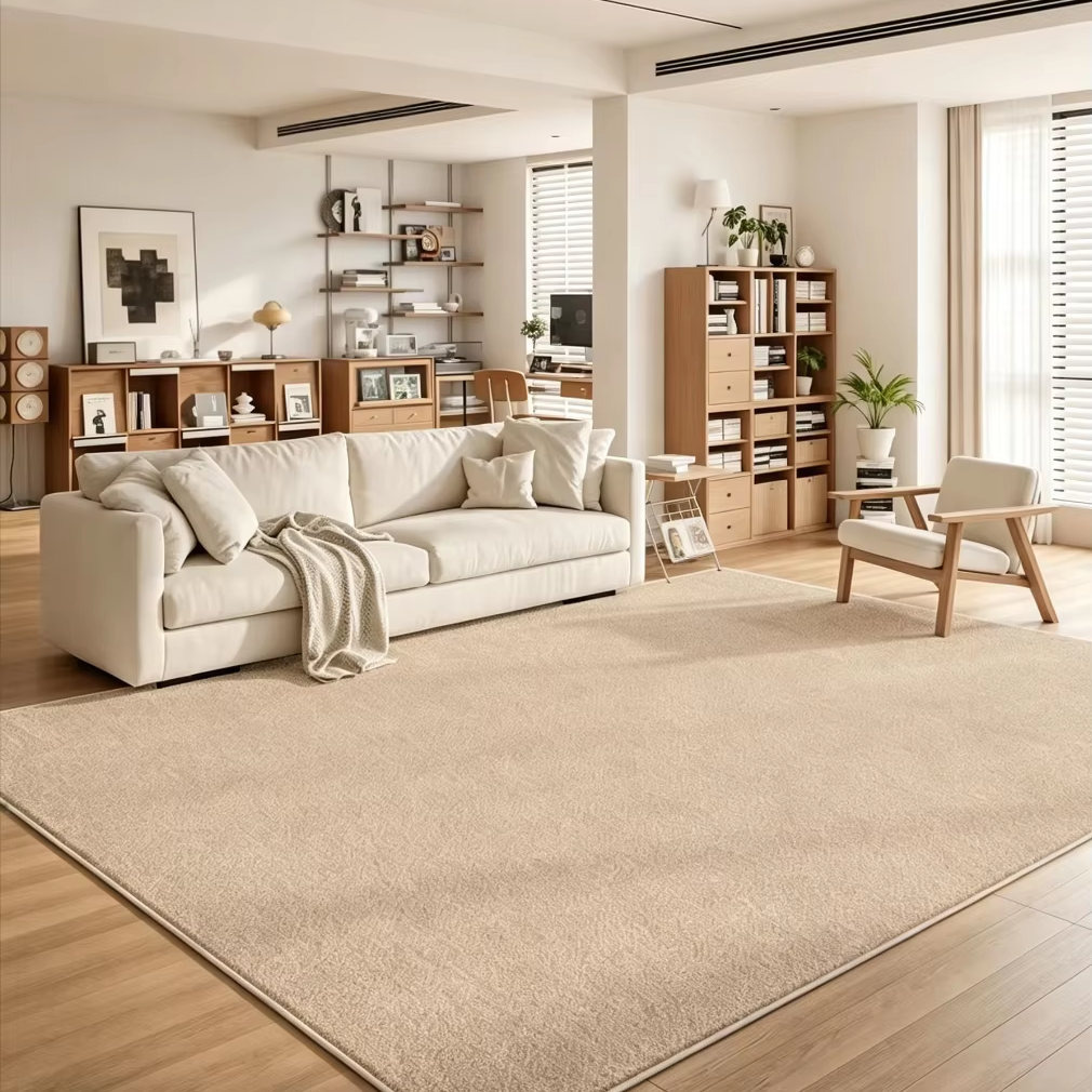 Stain-Resistant Luxury Solid Rug (Entry Price)