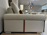 Beige sectional sofa in a modern living room setting