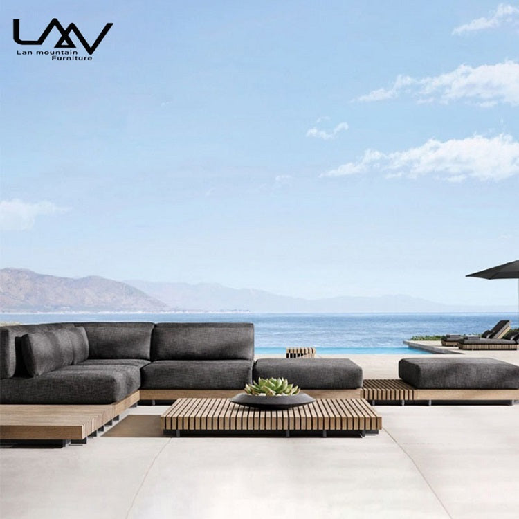 Luxury Large Teak Outdoor Patio Furniture Set