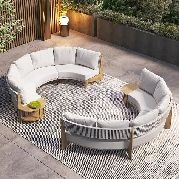 Luxury Waterproof Teak Garden Outdoor Furniture - image 3
