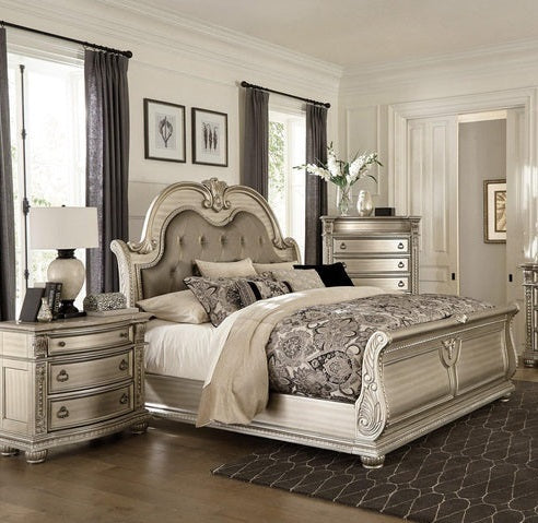 Saudi Luxury Classic Custom King Bed