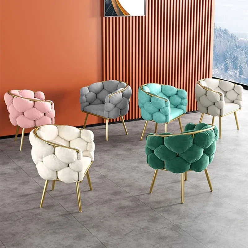 Bubble style seats, commercial waiting seats, makeup chairs, household bedroom chairs, women's dressing stools, home decor - view 6