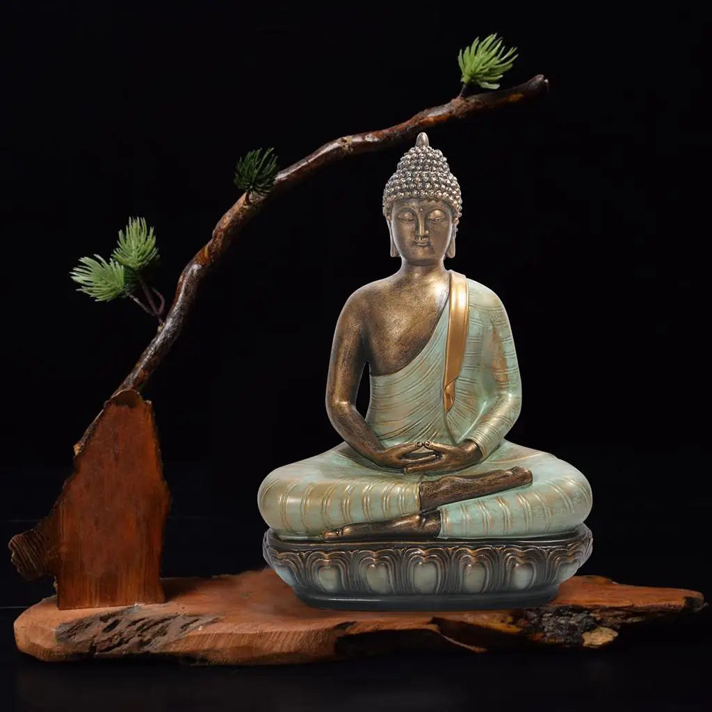 Outdoor Buddha Ornament Statue Sculpture for Home Garden Porch Outdoor