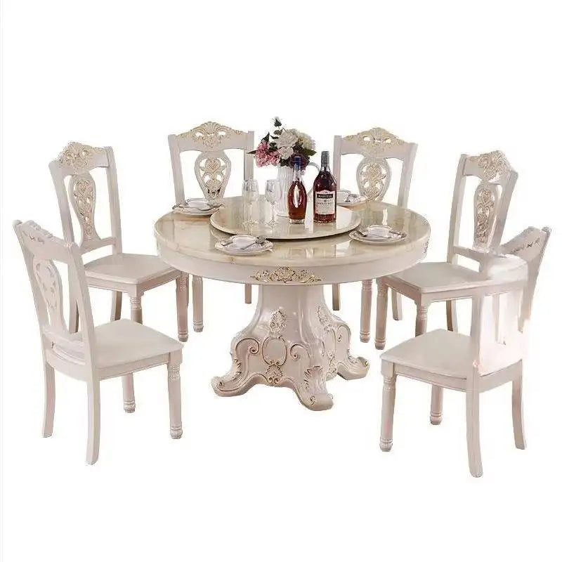 4 Person Gold Dining Table Luxury Design Modern Living Room Round Dining Table Restaurant Nordic Mesas De Comedor Furniture