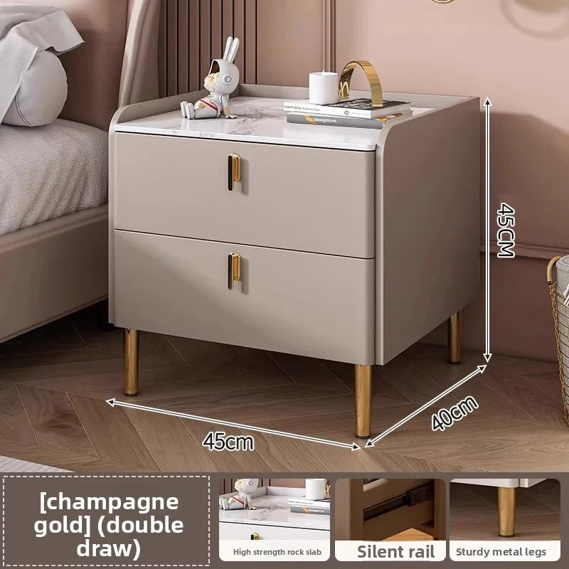 Bedside table Three pumps Multifunctional small locker Shelf Bedroom bedside table - view 27