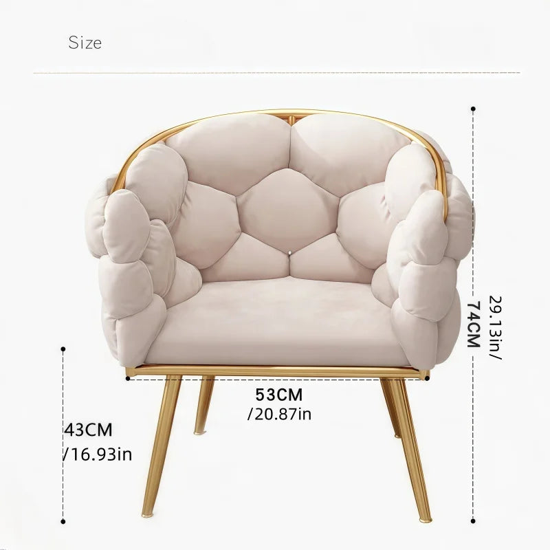 Bubble style seats, commercial waiting seats, makeup chairs, household bedroom chairs, women's dressing stools, home decor - view 8