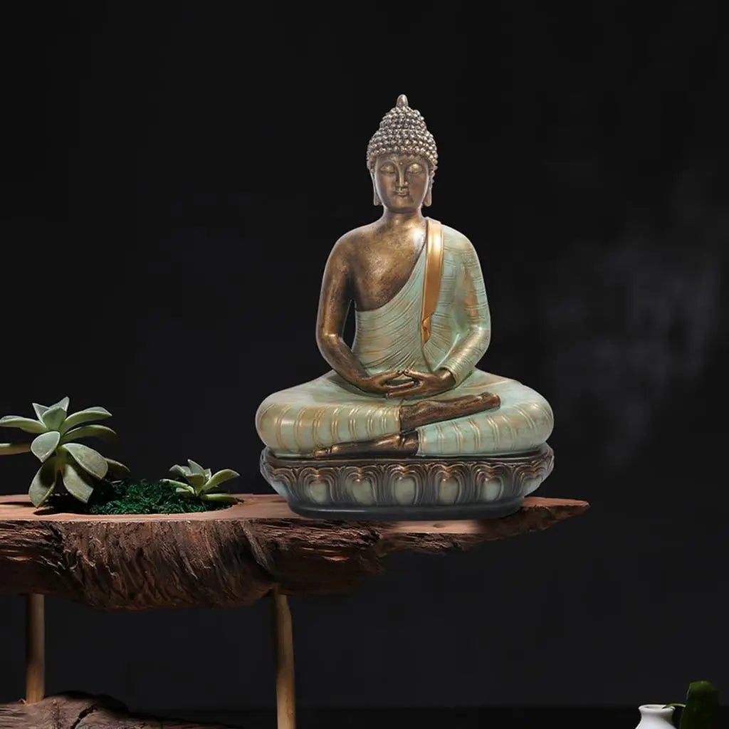 Outdoor Buddha Ornament Statue Sculpture for Home Garden Porch Outdoor