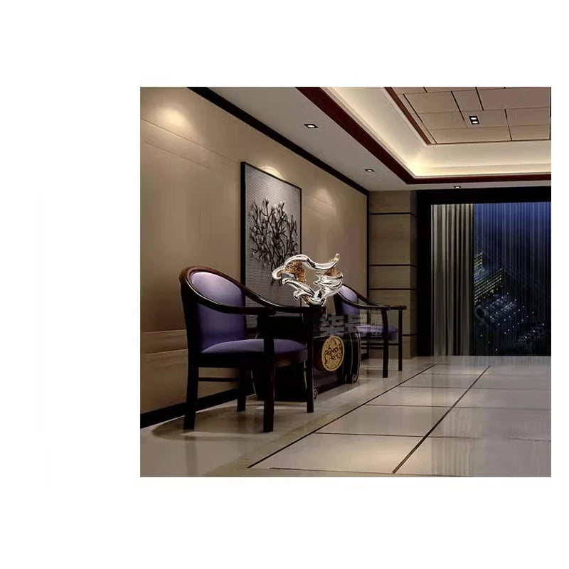 Modern Abstract Sculpture Decoration: Creative Soft Decoration for Hotel Lobby Living Room, Clubhouse, Resin Flooring, and Entr