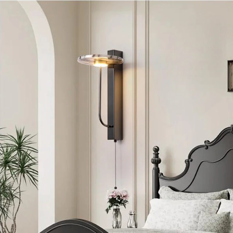 Designer Natural Marble LED Wall Lamp