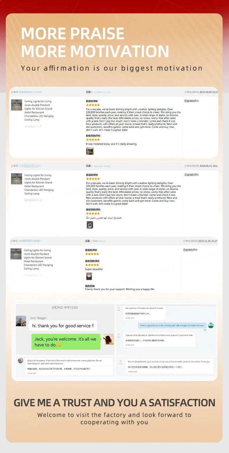 Round Modern LED Ceiling Chandelier with minimalist Nordic design and soft warm lighting for living room or dining area