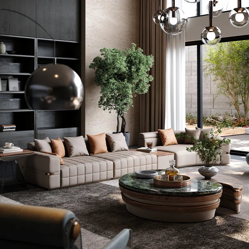 Luxury Nordic Living Room Sofas Accent Throne Design