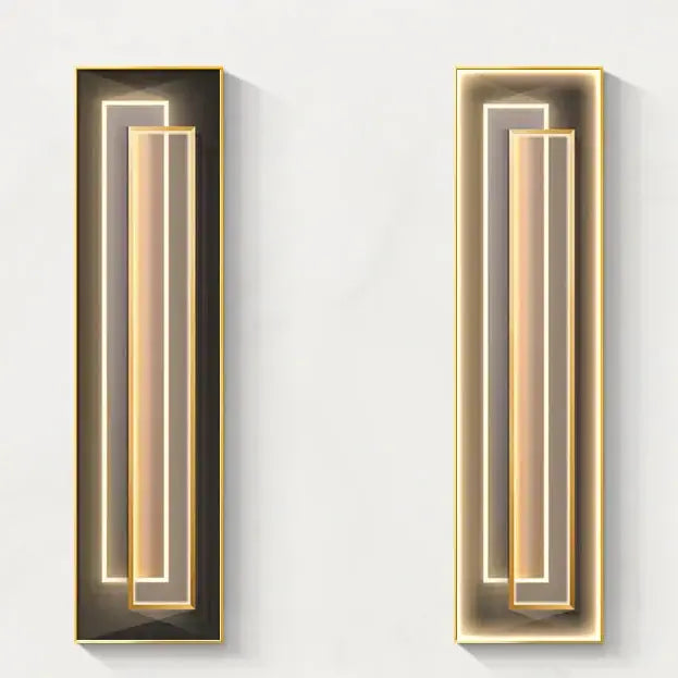 Modern LED Creative Mural Light | Vertical Art Deco Hanging Lamp showcasing sleek vertical design for contemporary decor.