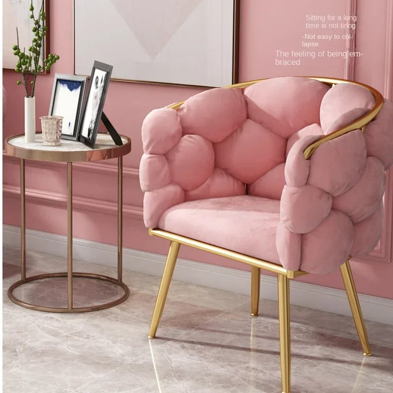 Bubble style seats, commercial waiting seats, makeup chairs, household bedroom chairs, women's dressing stools, home decor - view 9