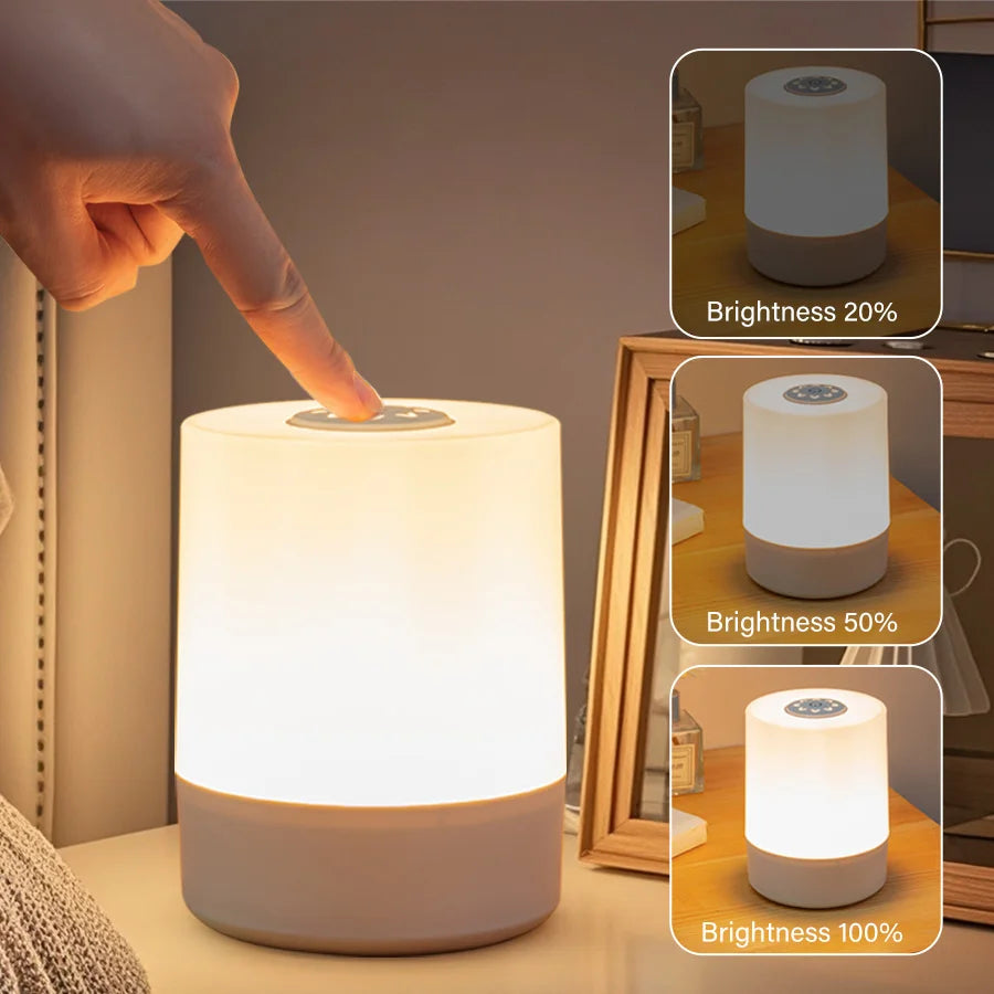 Bedside Led Night Lights Dimmable Charging