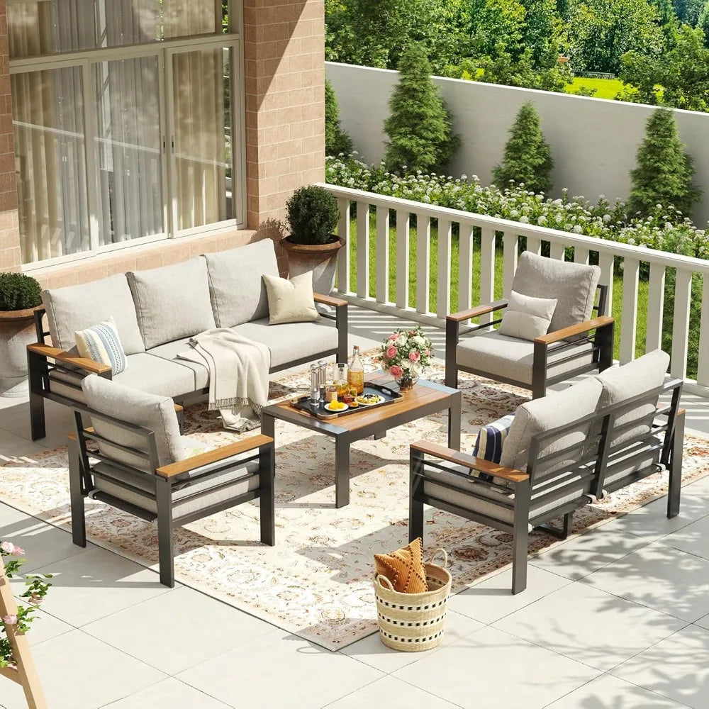 Milai Contemporary Luxury Patio Outdoor Set