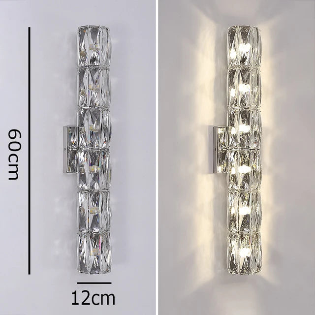 Modern LED Luxury Crystal Wall Lights .